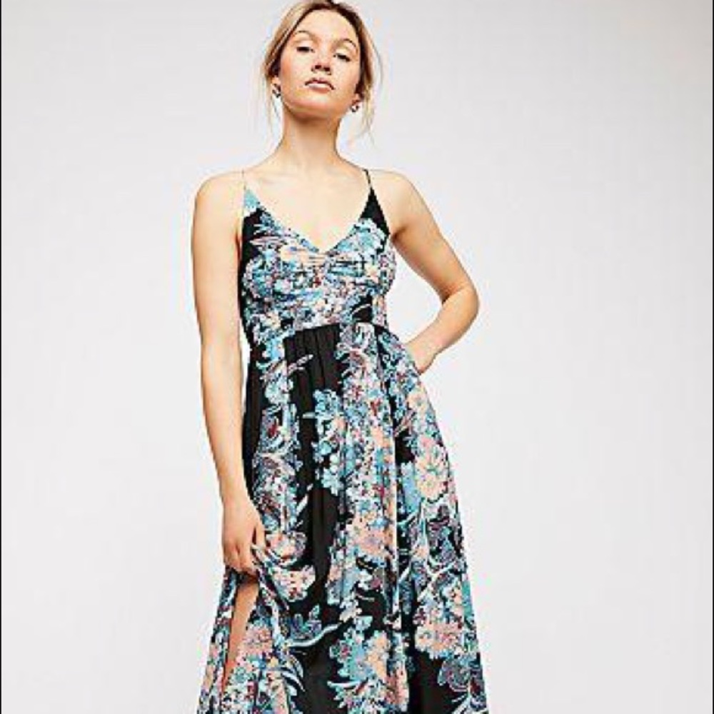Free People Floral Maxi Dress
